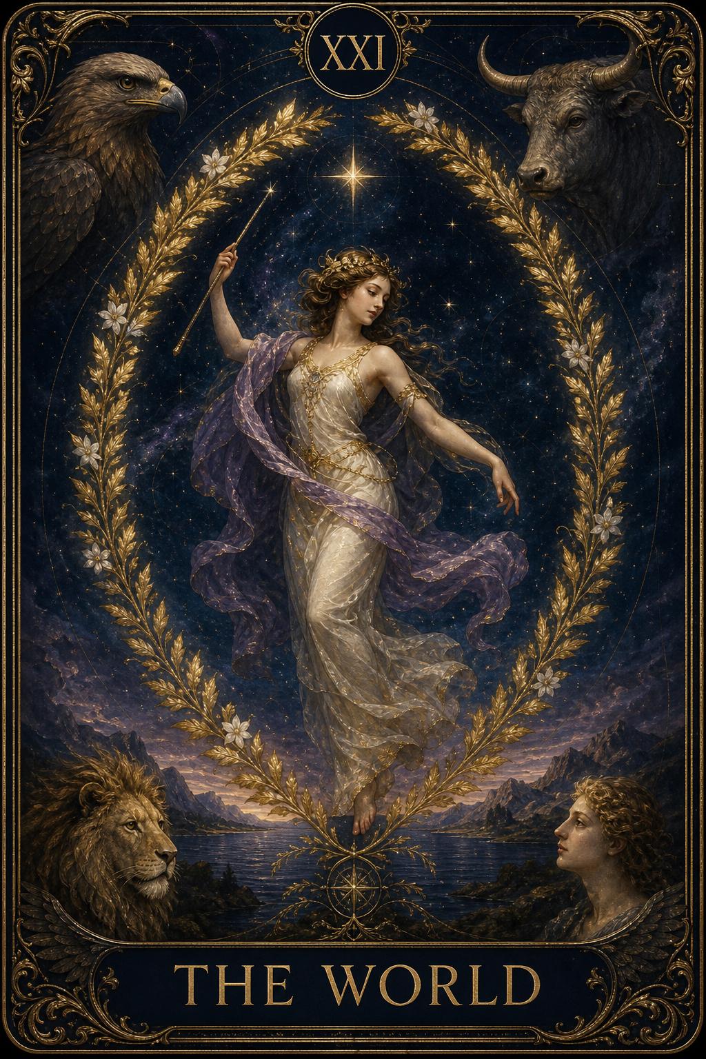The World tarot card placeholder.